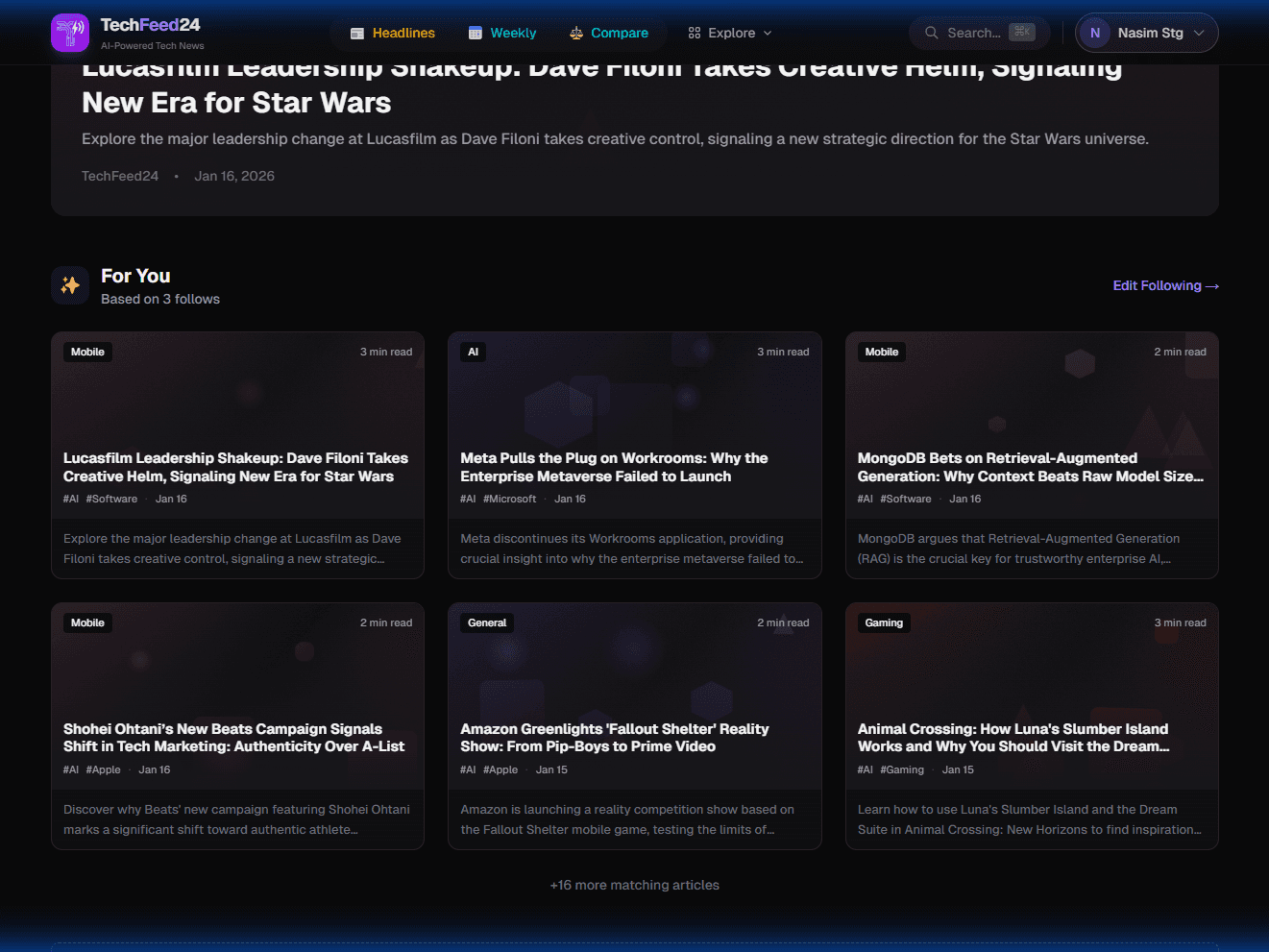 Article Grid - Latest Tech Stories